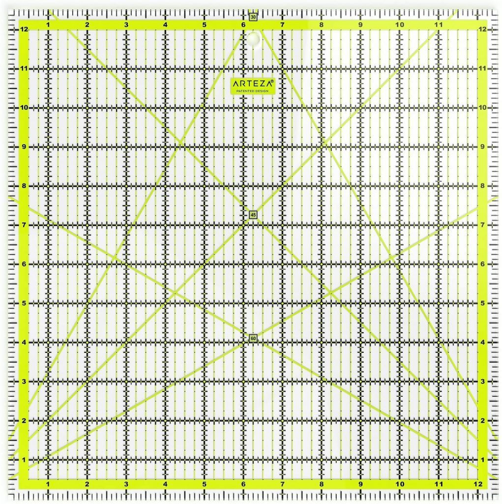 ARTEZA Acrylic Quilting Ruler - Sewing Kingdom