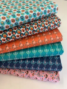 Woodland animal cotton